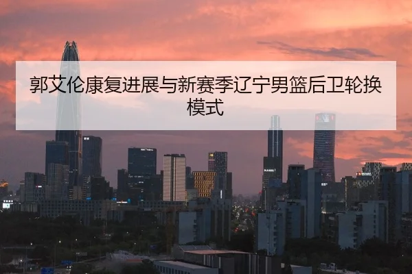 郭艾伦康复进展与新赛季辽宁男篮后卫轮换模式